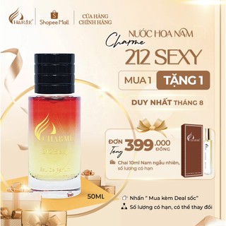 Nước hoa nam charme 212 sexy 50ml cuốn hút, lịch lãm_nước hoa chính hãng