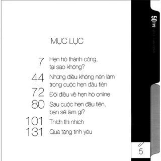 Sách 50 Tips Hẹn Hò Thành Công - Mộc Miên (Alpha Books AT)