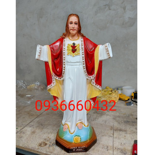 Tượng Chúa kito vua 50cm 60cm chất liệu composite quà tặng công giáo