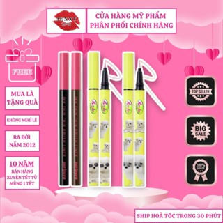 Dạ Kẻ Mắt Nhũ Peripera Ink Thin Thin Brush Liner x Maltese Archive