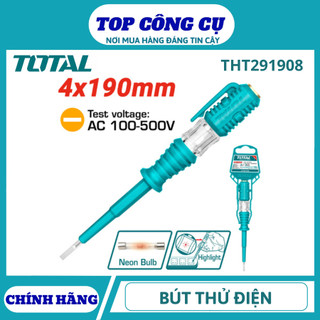 Đồ nghề total bút thử điện 4x190mm tht291908