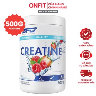 SFD Nutrition Creatine Monohydrate (500g) Bổ Sung Taurine, Tăng Sức Mạnh và Hiệu Suất Tập Luyện | Nhập Khẩu Ba Lan
