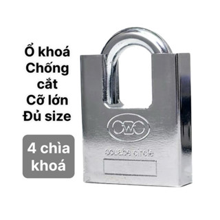 Khóa Cửa Nhà Ổ Khóa Chống Cắt Trắng Circle 50mm,60mm