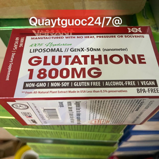 GLUTATHIONE 1800MG HỖ TRỢ ĐA,LÀM ĐẸP DA (60 viên)
