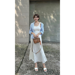 LUU SKIRT- Chân Váy Lụa Đuôi Cá, Chân Váy Lụa Nữ Dài
