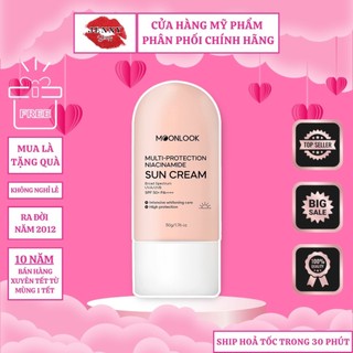 Kem Chống Nắng Moonlook Multi-Protection Niacinamide Sun Cream Mẫu Mới