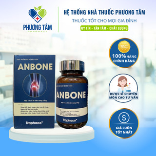 Viên uống Anbone - Giảm các triệu chứng đau khớp, khô khớp do viêm khớp, hạn chế lão hóa khớp - 30v - NT Phương Tâm