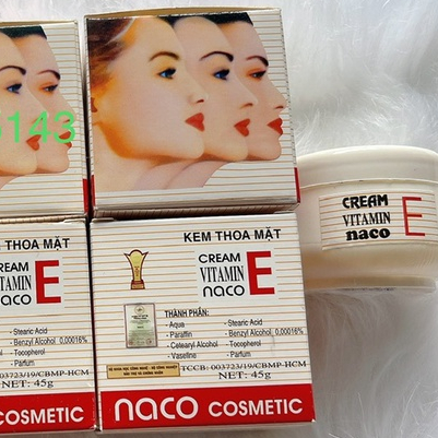 Kem NACO vitamin E ba mặt
