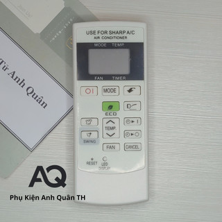 Remote máy lạnh sharp - điều khiển điều hòa Sharp CRMC-A876 (12 nút-ECO)