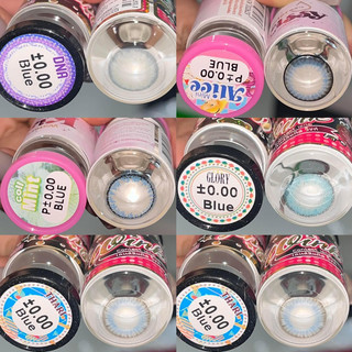 [20 Mẫu]Lens Không Độ Xanh Dương + Khay đơn