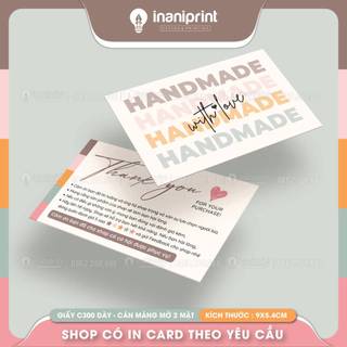 Card Cám Ơn, Thiệp Cám Ơn, Giấy Cám ơn - HANDMADE MÀU