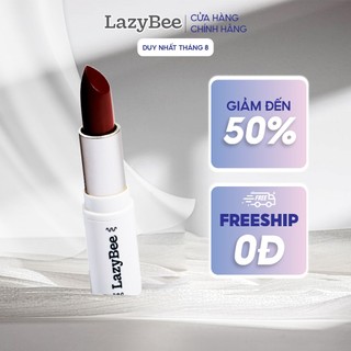 Son dưỡng lazy bee màu red chilli đỏ đất cháy bỏng 3.5gr