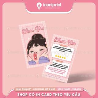 Card Cám Ơn, Thiệp Cám Ơn, Giấy Cám ơn - BÉ NỌNG