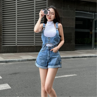 Set Yếm Quần Short Kaki Jean TiQi Jeans Y1-493