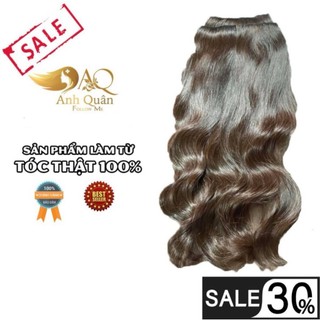 Kẹp phím nửa đầu Shop Tóc Anh Quân, Tóc giả nửa đầu nữ dày đuôi dáng dài xoăn đuôi đi chơi cực xinh