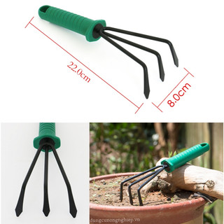 Hộp dụng cụ làm vườn lớn 10 món (xanh)