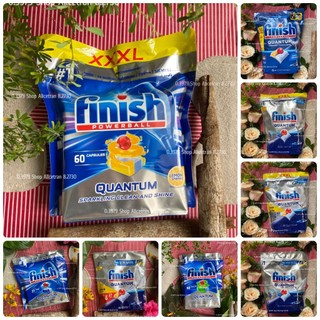 Viên rửa chén bát Finish Quantum All in 1 - túi 100v/ Quantum 60v/ Quantum 34v