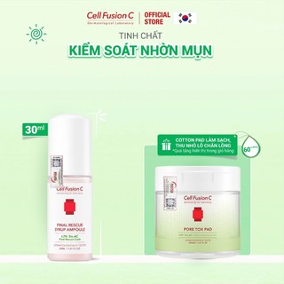 Ampoule Kiểm Soát Da Nhờn Mụn Cell Fusion C Final Rescue Syrup Ampoule