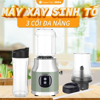 Máy Xay Sinh Tố SEKA HR2223 3 Cối Đa Năng Xay Thịt, Xay Sinh Tố Rau Củ Tiện Lợi Sử Dụng Bảo Hành 12 Tháng
