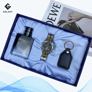 Set Nước Hoa Nam Đồng Hồ Nam Tặng Kèm Móc Khóa Da Khắc Tên Theo Yêu Cầu Quà Tặng Sang Trọng Ý Nghĩa