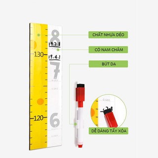 THƯỚC ĐO CHIỀU CAO DÁN TƯỜNG CHO BÉ (Nhiều Mẫu)