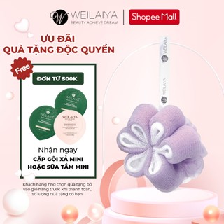 Bông tắm giúp tạo bọt, tẩy tế bào da chết WEILAIYA