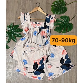 [HCM] (63-90kg) Đồ bộ bigsize đùi tole/lanh TNQN. hongduyen_2188.