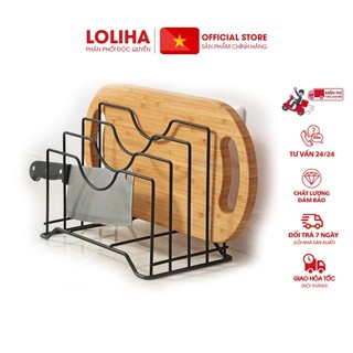 ⛔FLASHSALE⛔ Kệ để dao, thớt đen (LOẠI ĐEN)