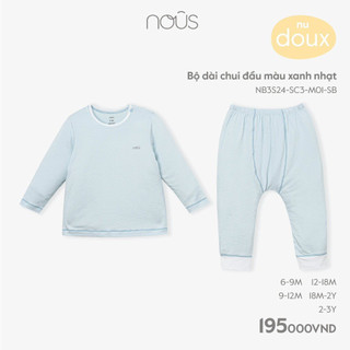 NOUS Bộ dài tay petit mẫu mới nhất 2024 cho bé dưới 3 tuổi