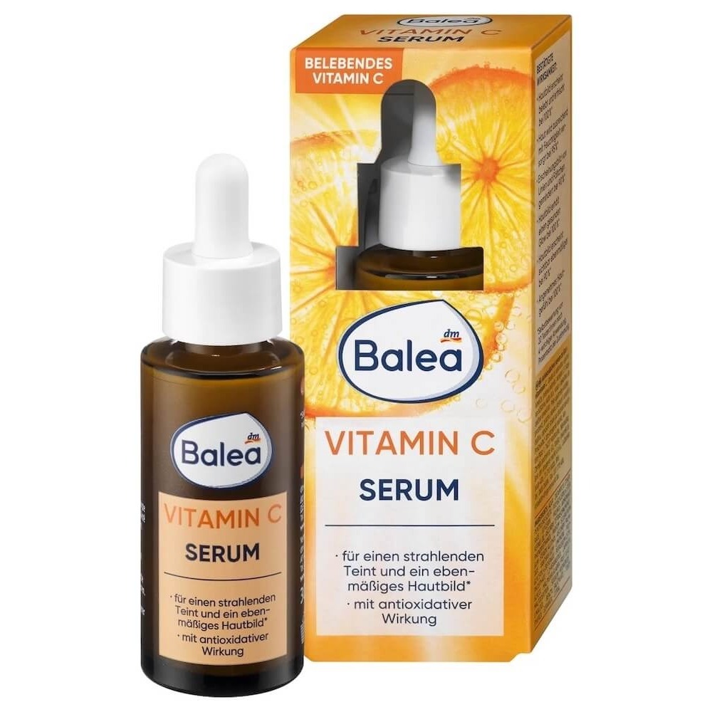 Serum Balea Vitamin C Serum Giúp Da Trắng Sáng, Đều Màu, 30ml