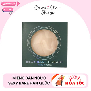 Miếng Dán Ngực Sexy Bare Breast Korea Siêu Bám Dính Tái Sử Dụng Nhiều Lần