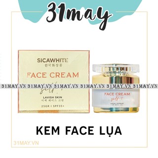 Kem face silk sica white chính hãng - kem face lụa dưỡng trắng da đa chức năng 25gr