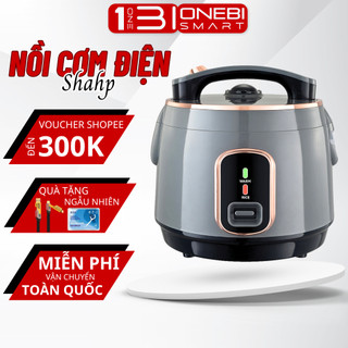 Nồi Cơm Điện SHAHP - Thiết Kế Đẹp, Công Nghệ Hiện Đại-Đẹp, Bền, DUNG TÍCH 1L, 1,2L và 1,8L đáy 5 Lớp