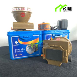 Đèn pin đội đầu, đèn pin sạc KL 628