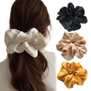 Cột tóc vải phi lụa siêu nhún 14cm - scrunchies