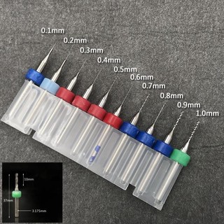 Bộ 10 mũi khoan PCB 0.1-1.0mm ❤️freeship❤️