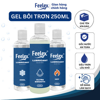 Gel bôi trơn quan hệ Feelex Lubricant ấm, lạnh, siêu trơn nhiều mùi hương - Lọ 50/250ml