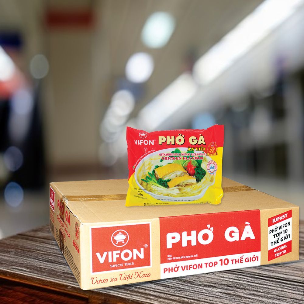 Thùng Phở bò - Gà/ Bún giò heo/Bánh đa cua/bò huế/bánh đa cua/ Bún riêu cua Vifon 30gói x 65g