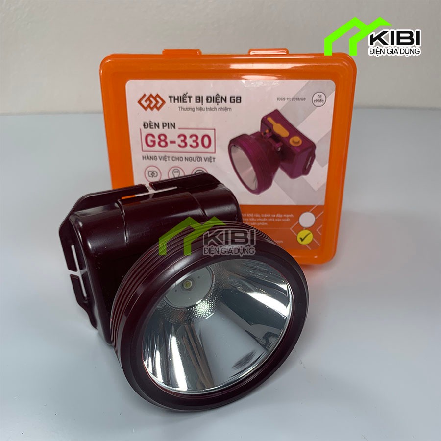 Đèn bin đội đầu, đèn pin siêu sáng đội đầu G8 330
