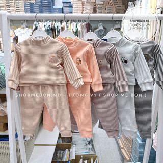 Bộ Mompa dài tay giữ nhiệt cổ 3cm cho bé trai bé gái