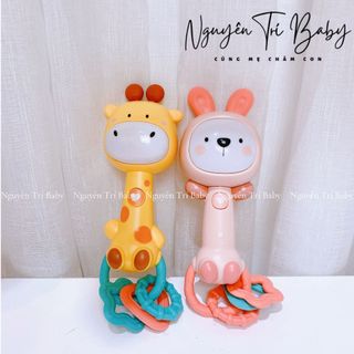 Xúc xắc kiêm gặm nướu có đèn phát nhạc Babytry