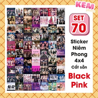 SET 70 sticker niêm phong BP Shut Down- sticker idol kpop đủ thành viên - Đã cắt rời chỉ cần bóc dán |KemPhoto