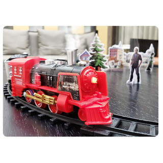 Bộ đồ chơi tàu hỏa Điều khiển từ xa lắp ráp có Ray chạy 4 viên pin sạc - Train Classic