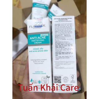 [Hàng nhập khẩu] Kem kiểm soát dầu và điều tiết nhờn Floslek Anti Acne Mattifying Cream 50ml