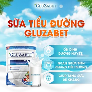Gluzabet 800g - Sữa Hạt Chuyên Dùng Cho Người Tiểu Đường, Ổn Định Đường Huyết, Ngăn Ngừa Biến Chứng,Tăng Cường Đề Kháng