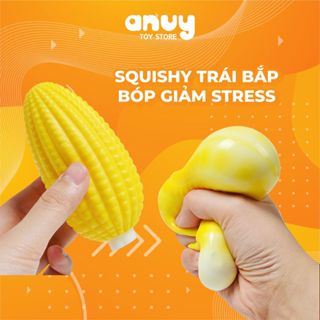  Squishy mochi trái bắp ngô bóp xả stress 
