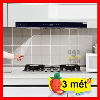 Miếng Giấy Dán Tường Chắn Dầu Mỡ, Decal Dán Tường Dài 3 mét