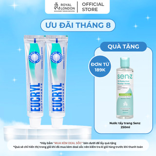 Combo 2 Kem đánh răng Eucryl hỗ trợ làm trắng răng