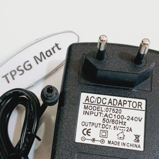 Nguồn Adapter DC 7.5V - 1A / 7.5V - 2A / 7.5V - 3A  (Đầu cắm 5.5mm x 2.1mm)