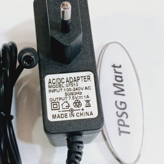 Nguồn Adapter DC 7.5V - 1A / 7.5V - 2A / 7.5V - 3A  (Đầu cắm 5.5mm x 2.1mm)